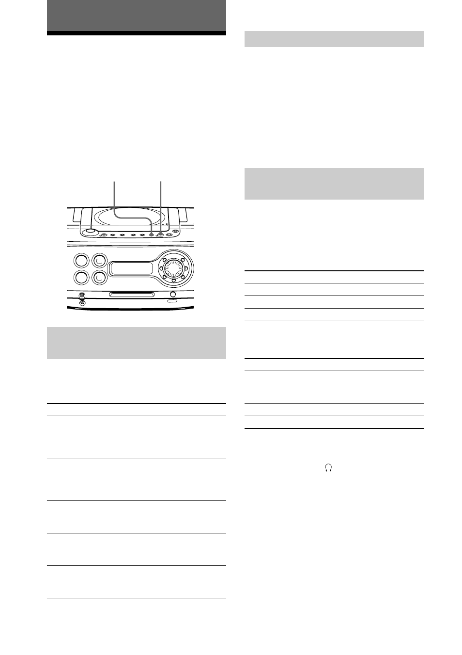 The audio emphasis, Selecting the audio emphasis, Selecting the sound characteristic | Reinforcing the bass sound, Enjoying the live presence sound | Sony ZS-M30 User Manual | Page 34 / 108