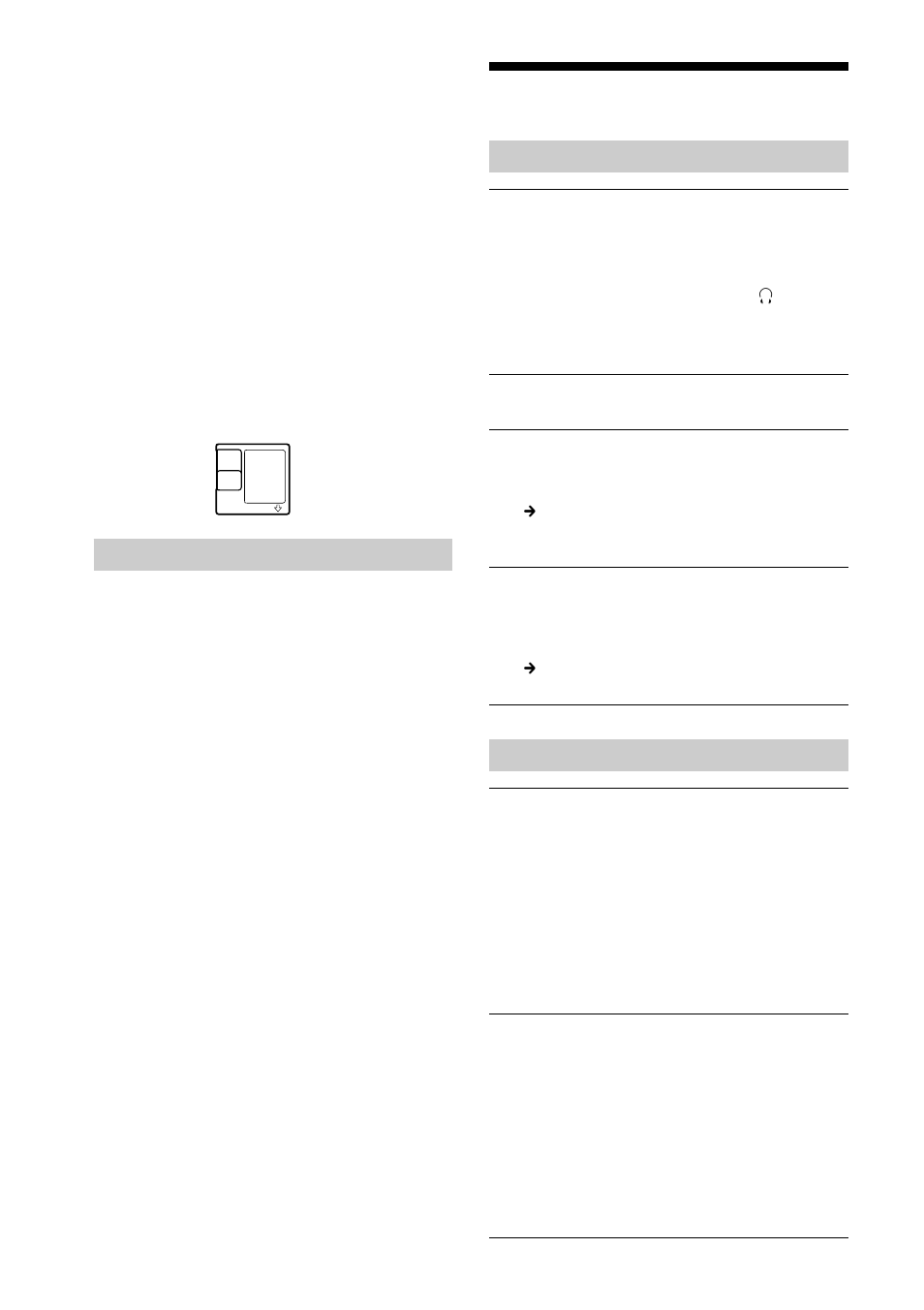 Troubleshooting, General, Cd player | Features | Sony ZS-M30 User Manual | Page 48 / 108