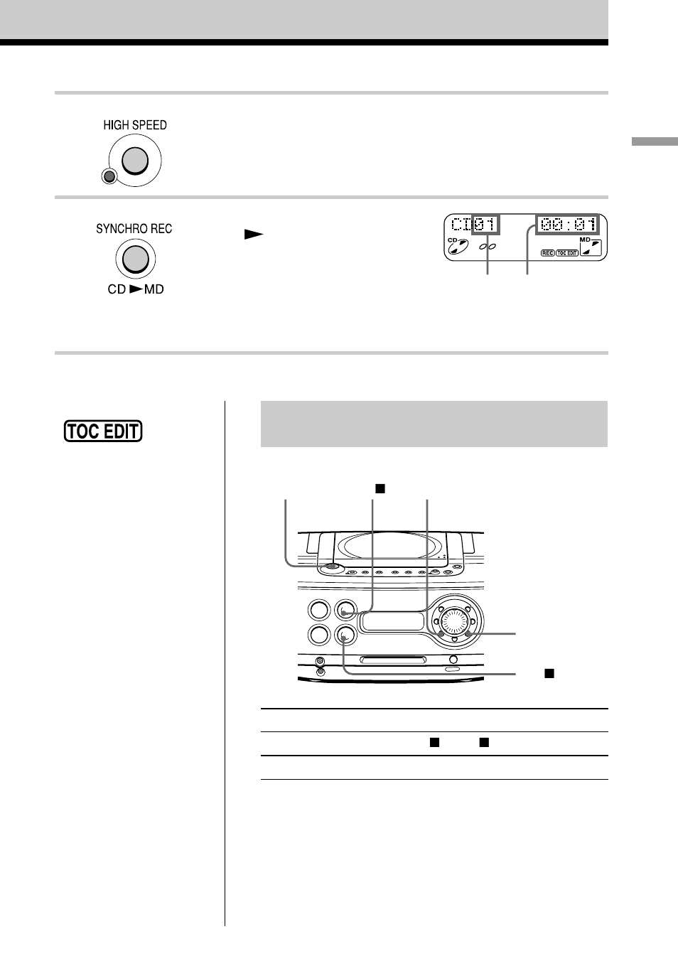 Use these buttons for additional operations | Sony ZS-M30 User Manual | Page 7 / 108