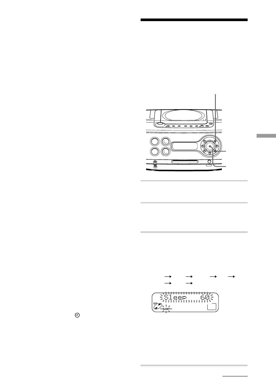 Desactivación automática del sistema | Sony ZS-M30 User Manual | Page 89 / 108