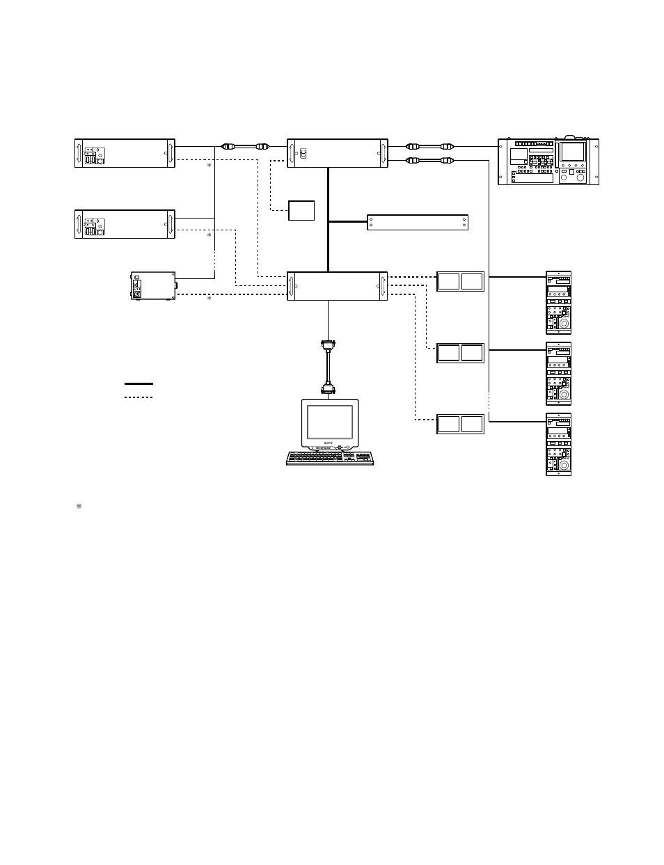 23 (e), Connecting peripheral equipment | Sony BKP-7933 User Manual | Page 29 / 56