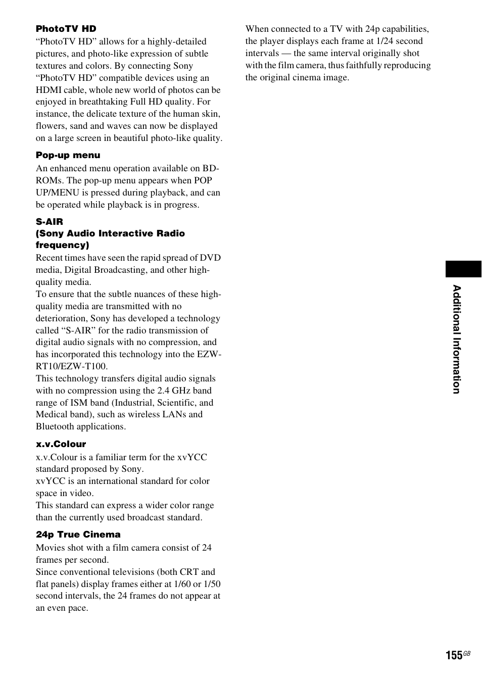 Sony BDV-IT1000 User Manual | Page 155 / 159