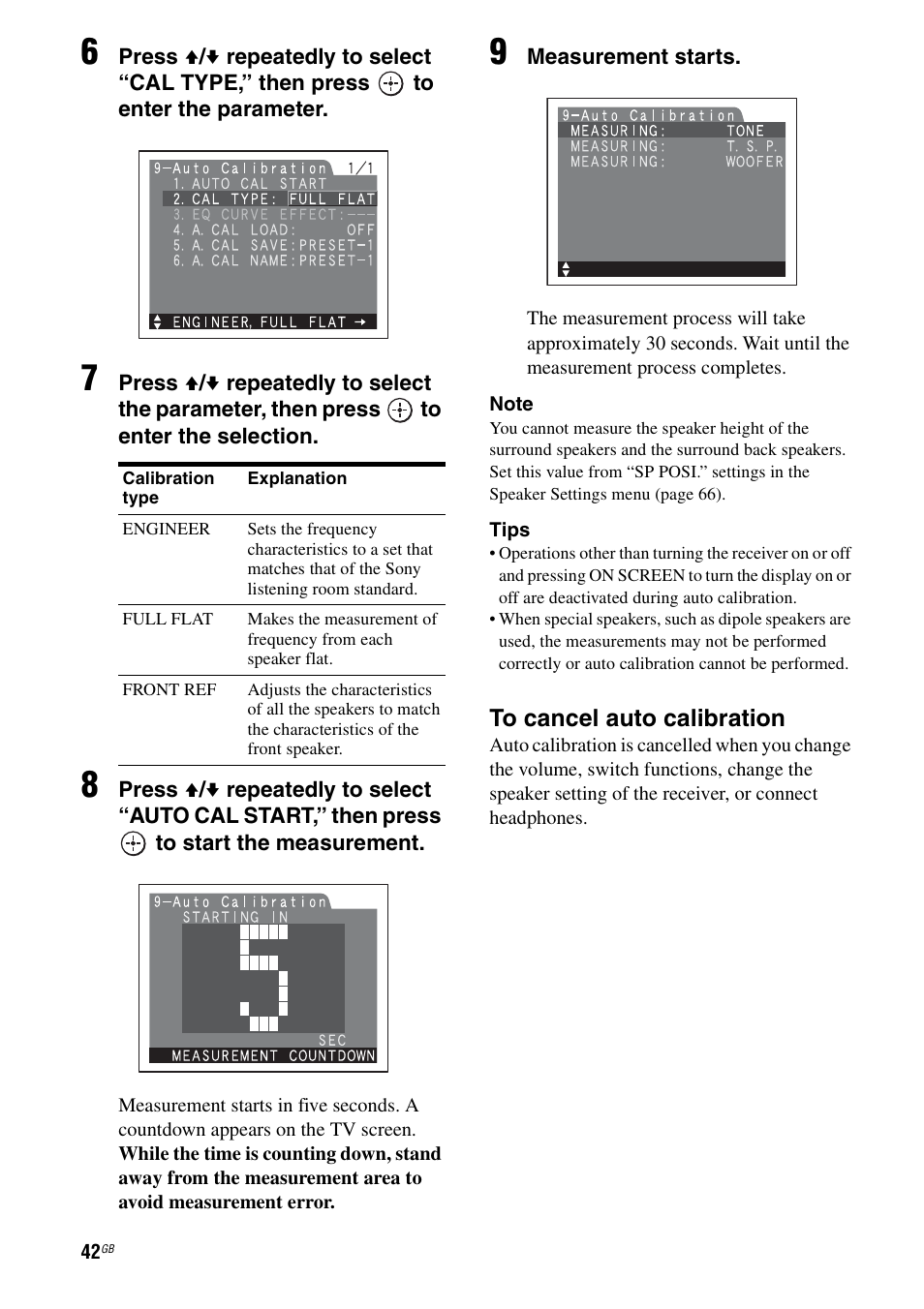 Sony STR-DA1200ES User Manual | Page 42 / 111