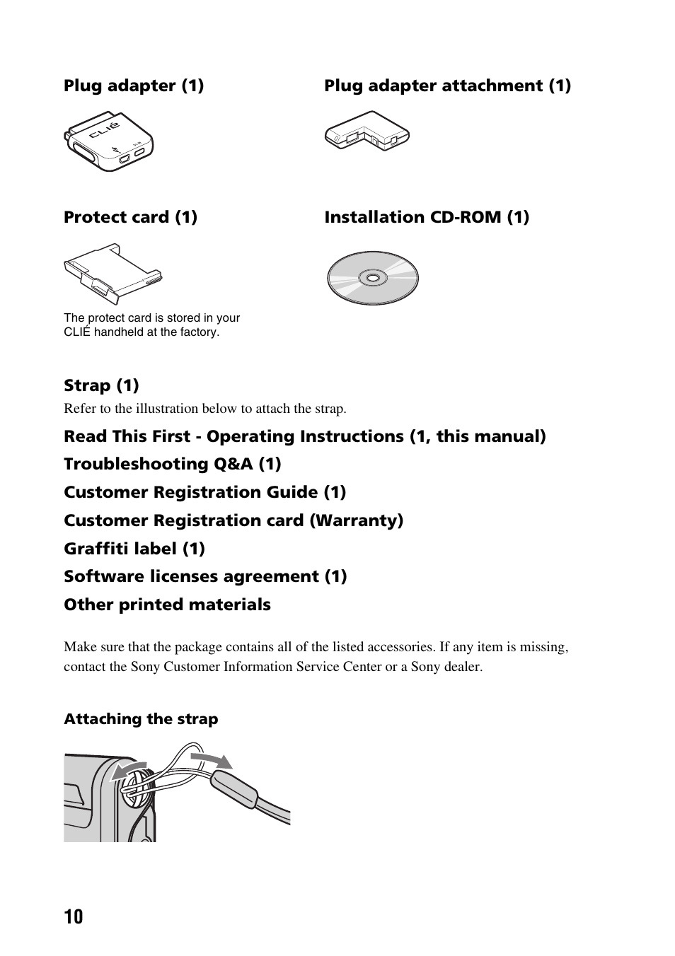 Sony PEG-NX60 User Manual | Page 10 / 104