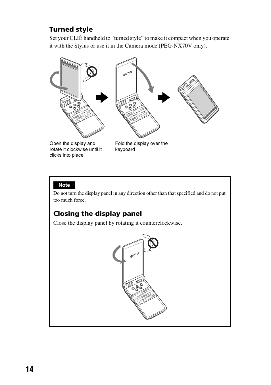 Sony PEG-NX60 User Manual | Page 14 / 104