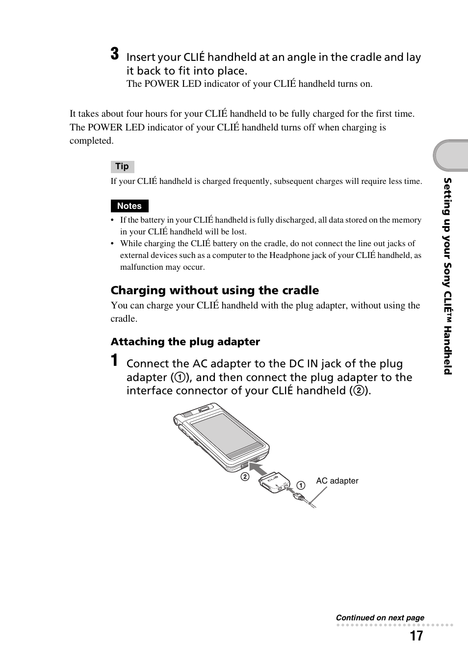 Sony PEG-NX60 User Manual | Page 17 / 104