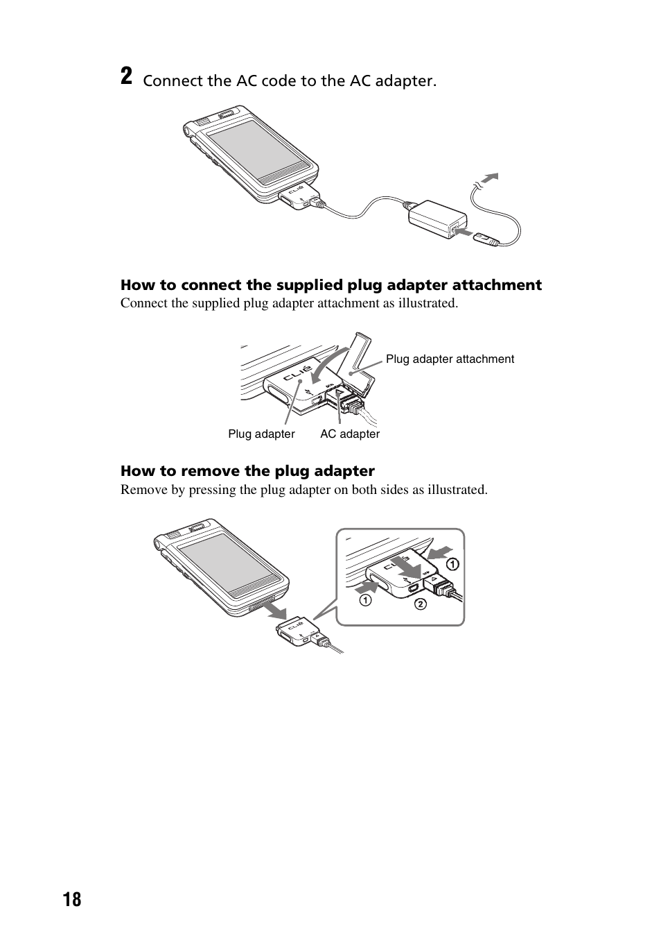 Sony PEG-NX60 User Manual | Page 18 / 104