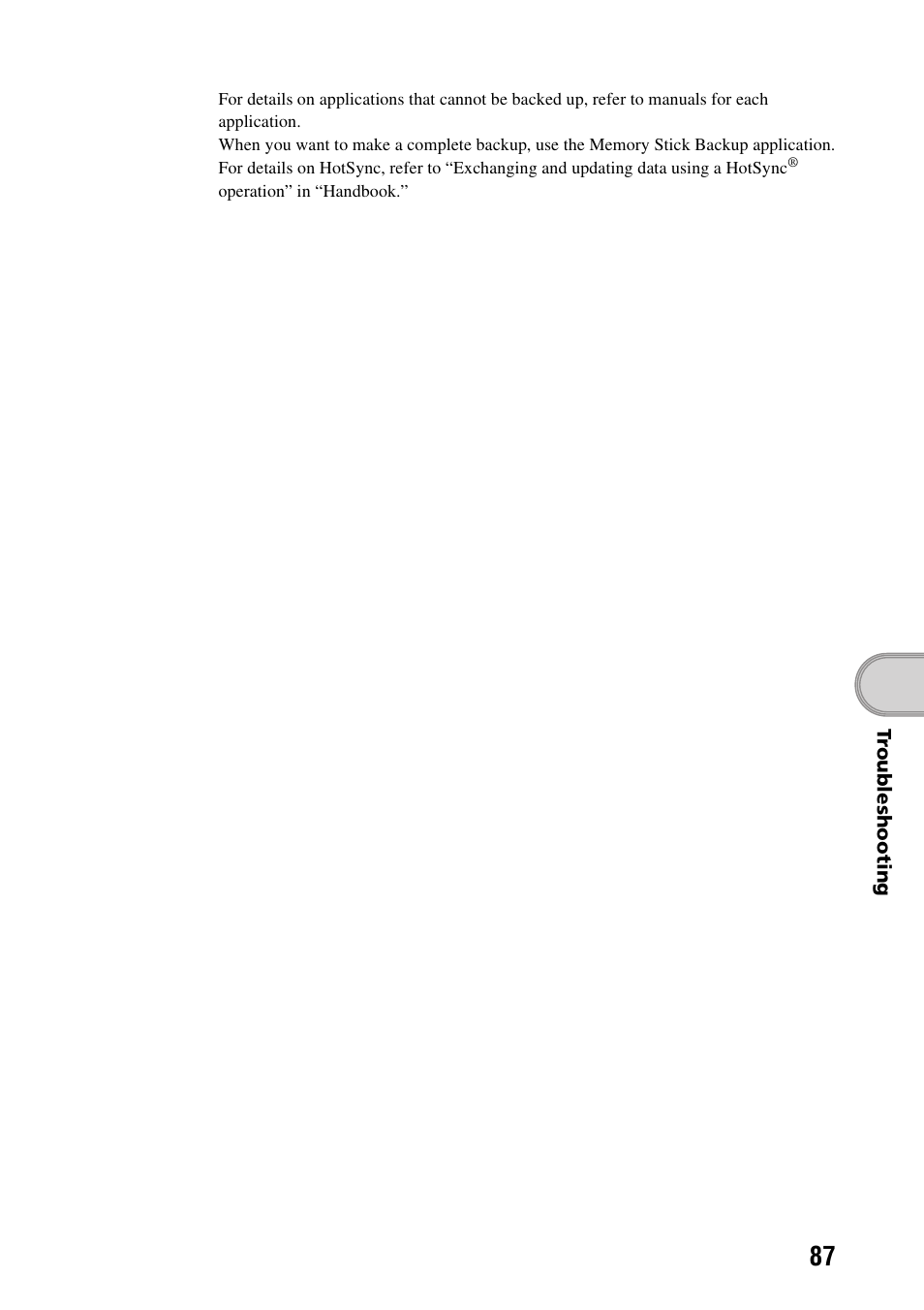 Sony PEG-NX60 User Manual | Page 87 / 104