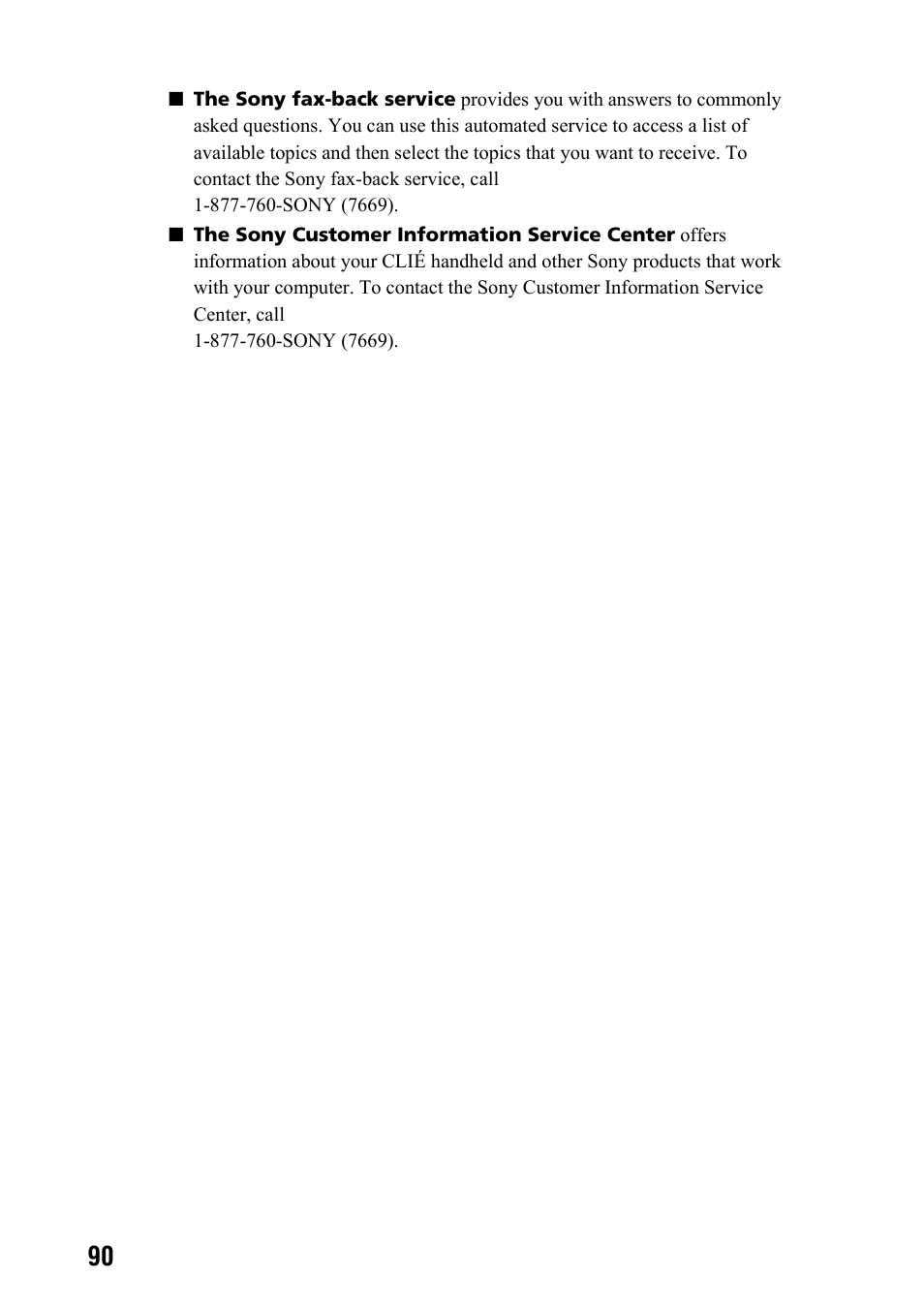 Sony PEG-NX60 User Manual | Page 90 / 104