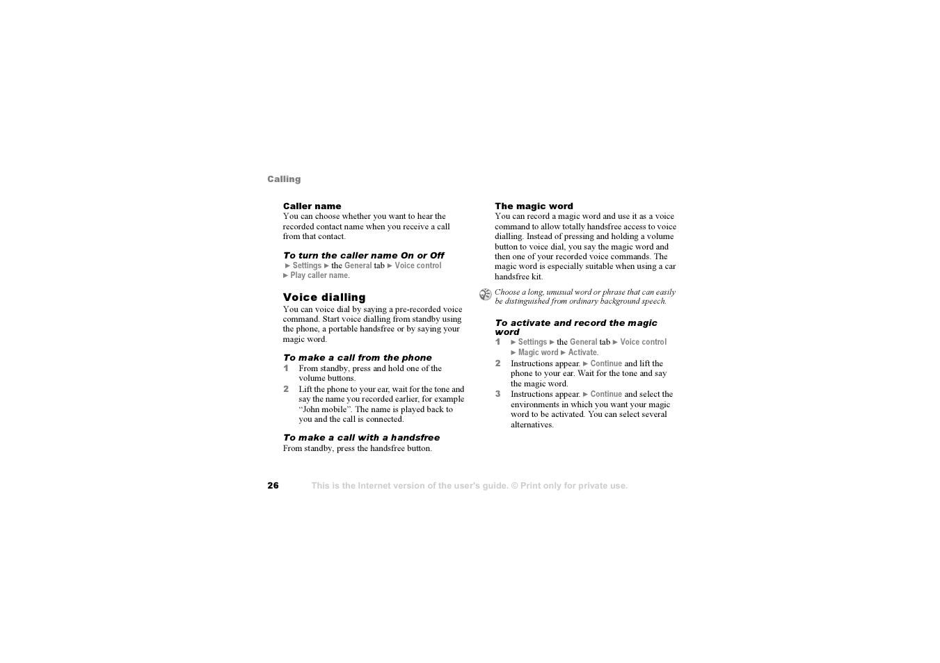 Sony F500i User Manual | Page 26 / 94