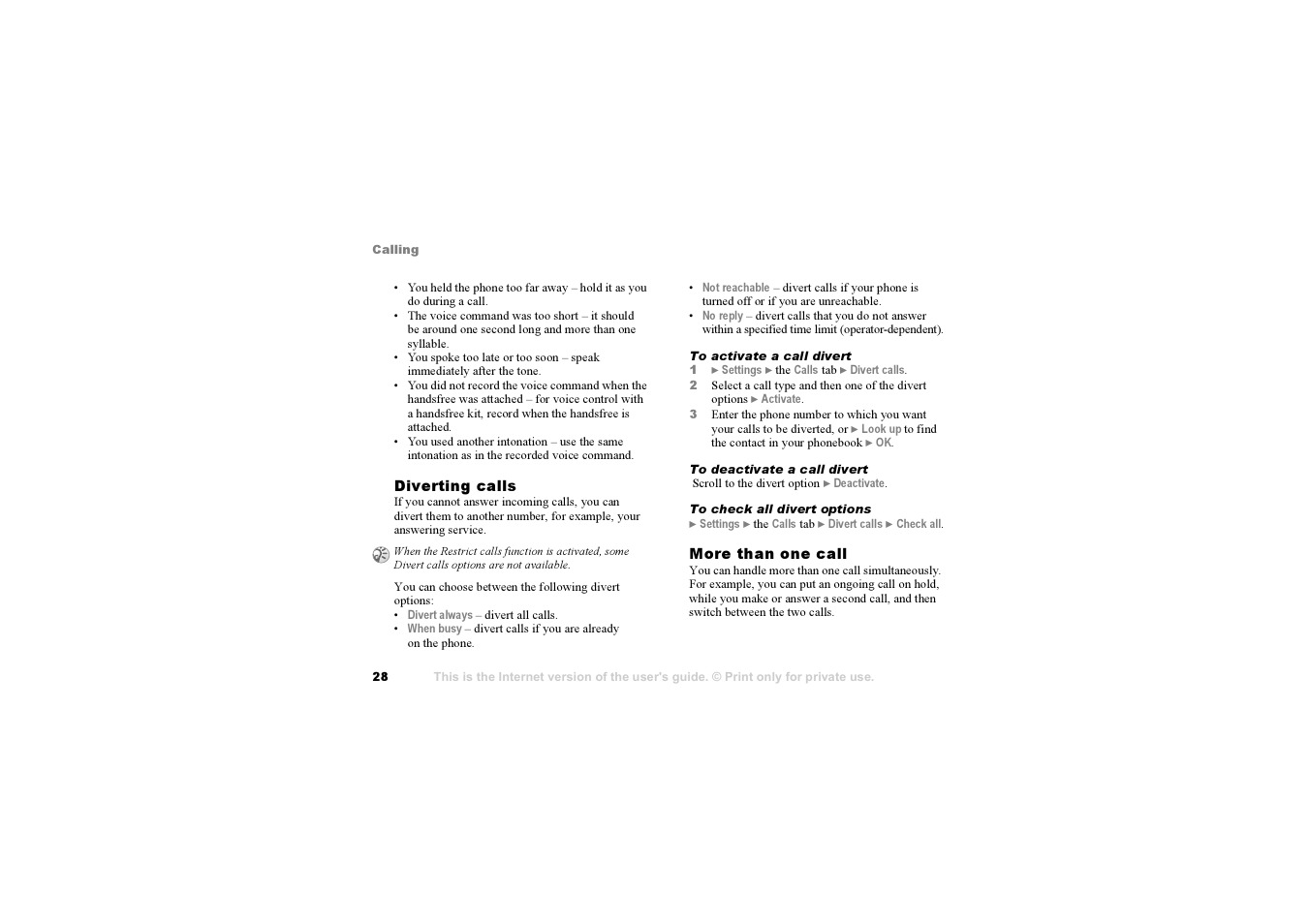 Sony F500i User Manual | Page 28 / 94