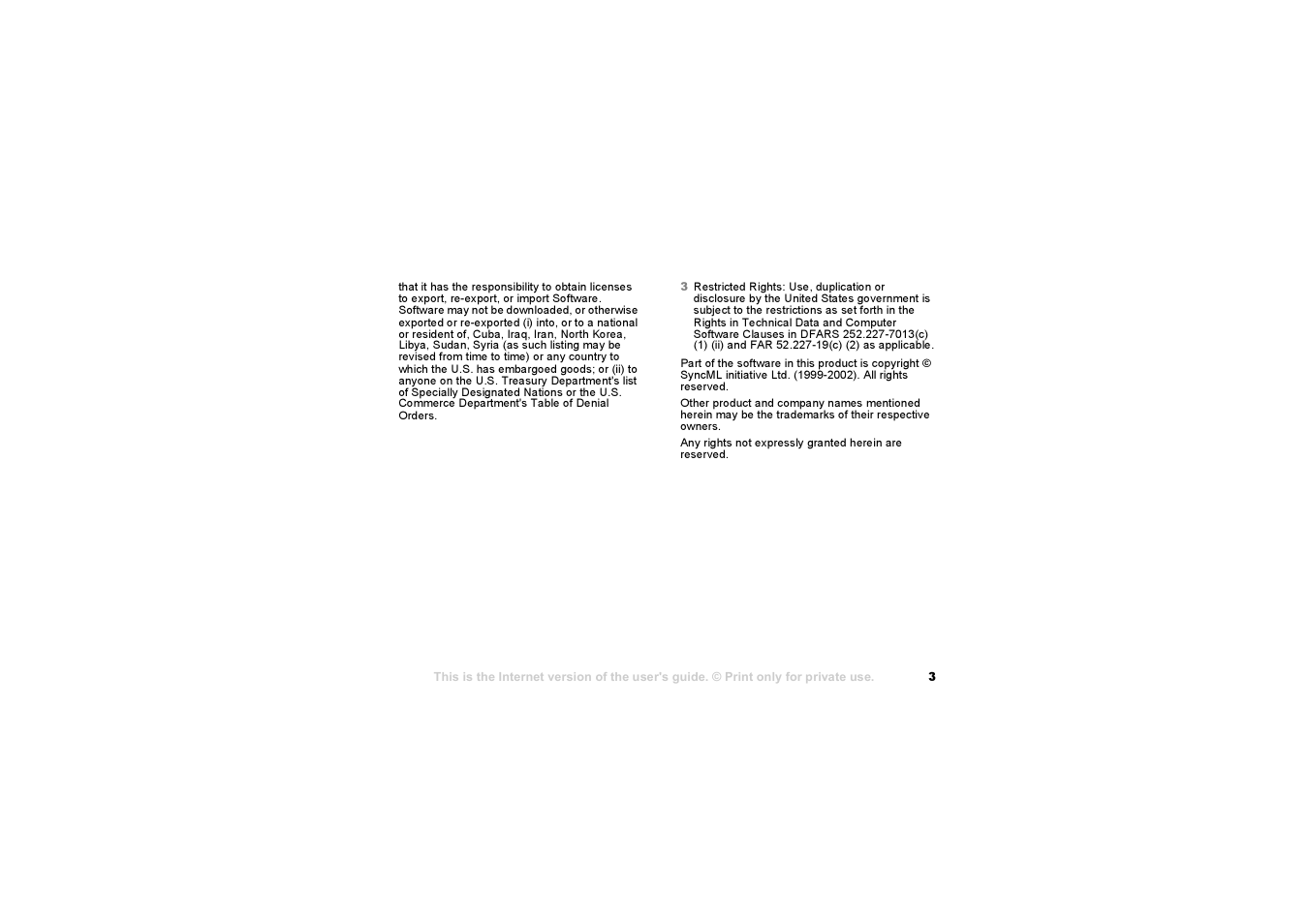 Sony F500i User Manual | Page 3 / 94