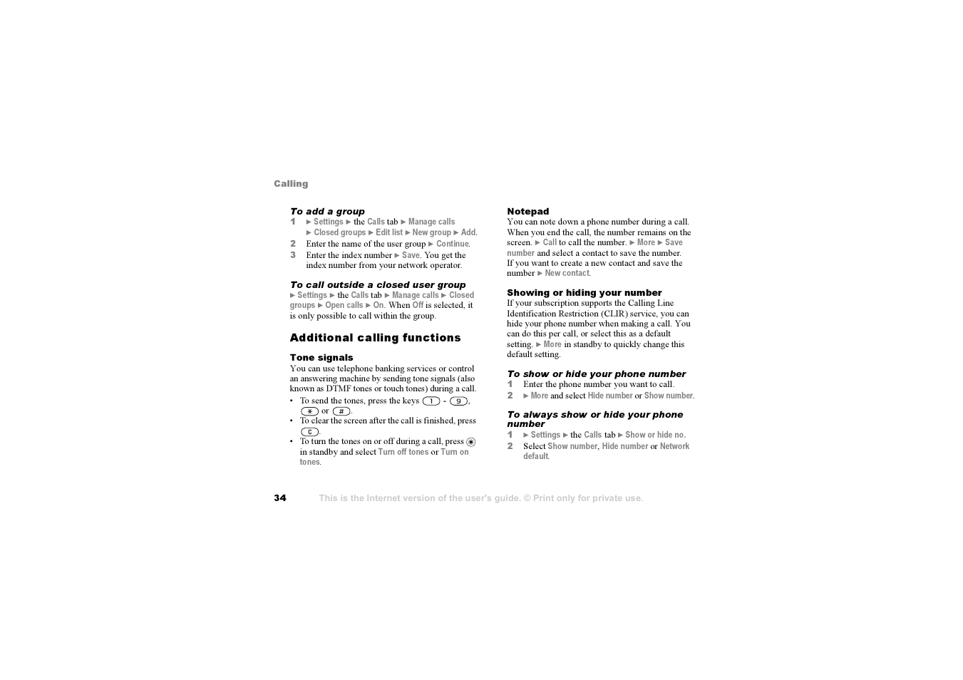 Sony F500i User Manual | Page 34 / 94