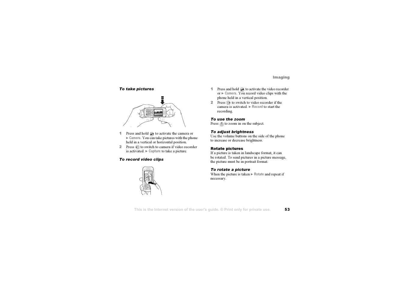 Sony F500i User Manual | Page 53 / 94