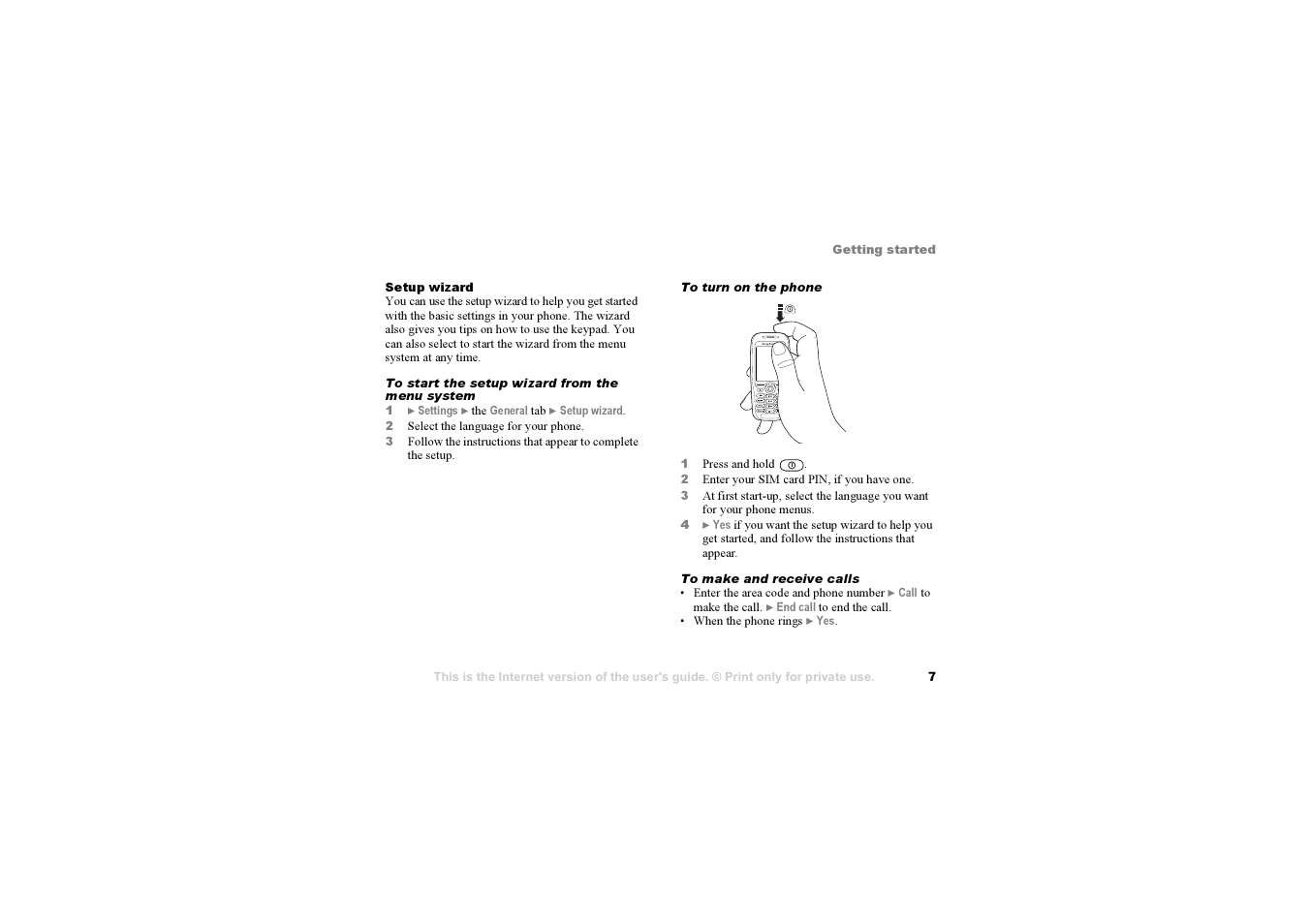 Sony F500i User Manual | Page 7 / 94