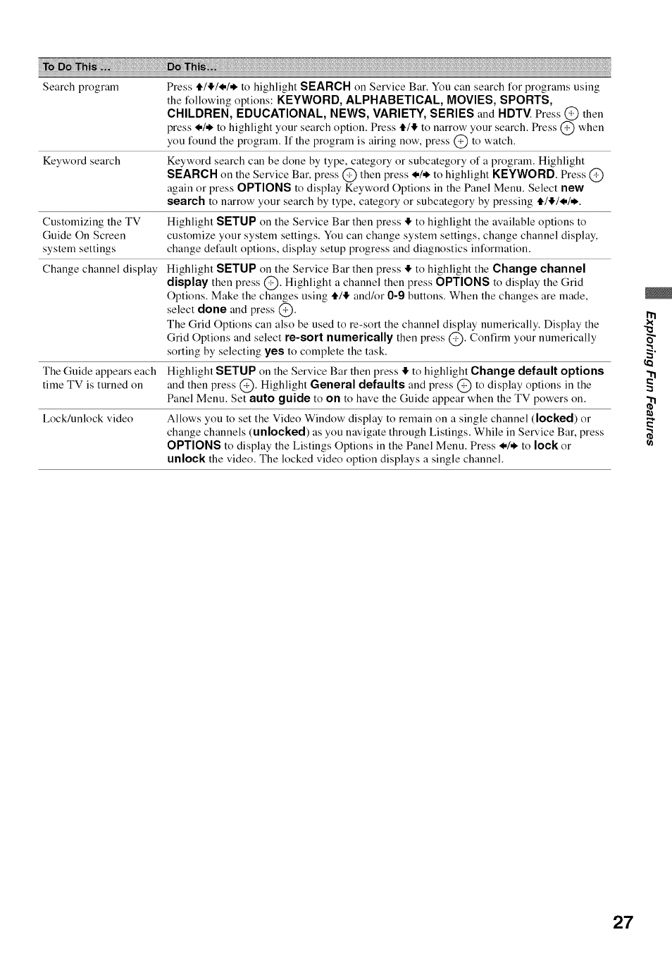 Sony BRAVIA KDL52V4100 User Manual | Page 27 / 48