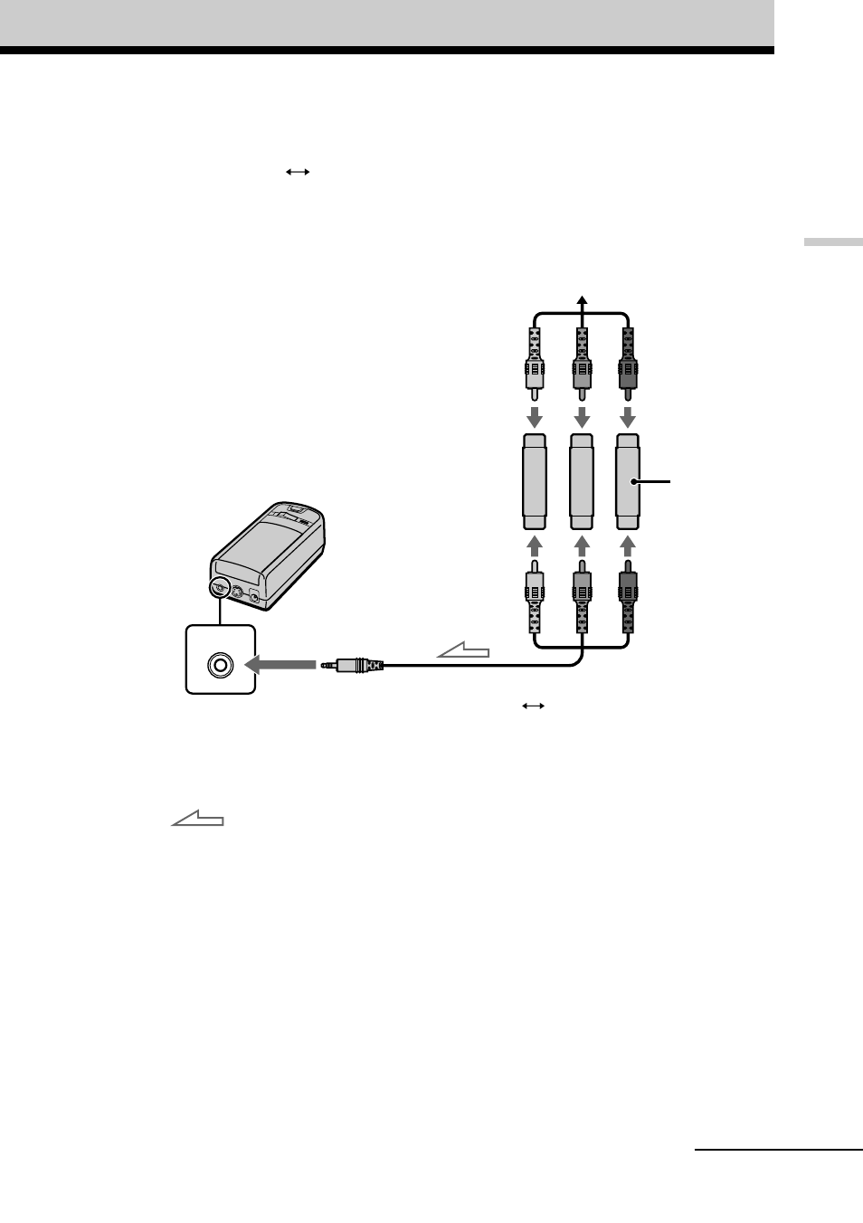 Connecting other equipment | Sony PLM-A35 User Manual | Page 13 / 30