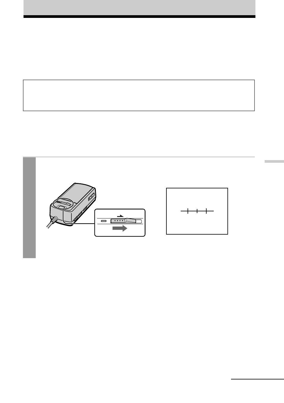 Operations, Using the glasstron | Sony PLM-A35 User Manual | Page 19 / 30