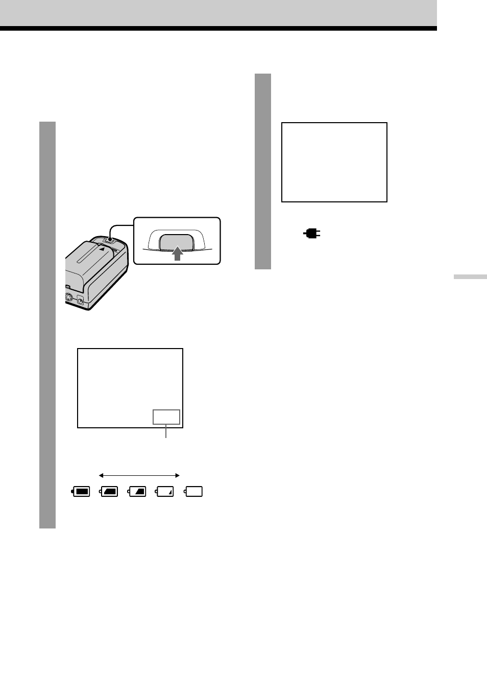 Checking the remaining battery life | Sony PLM-A35 User Manual | Page 25 / 30