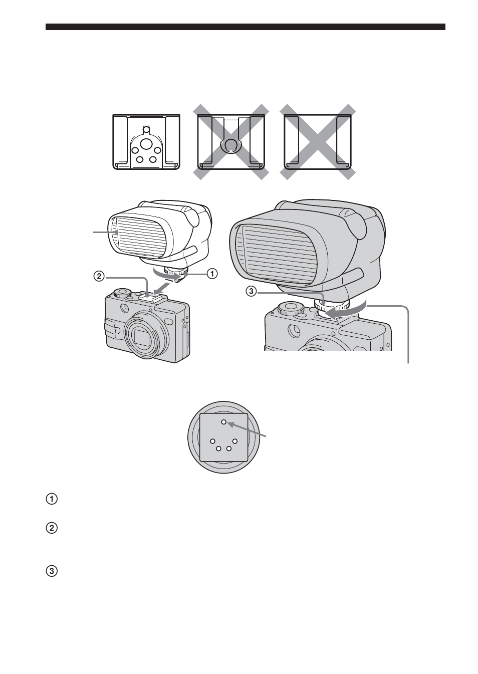 Mounting the flash | Sony HVL-F32X User Manual | Page 12 / 88