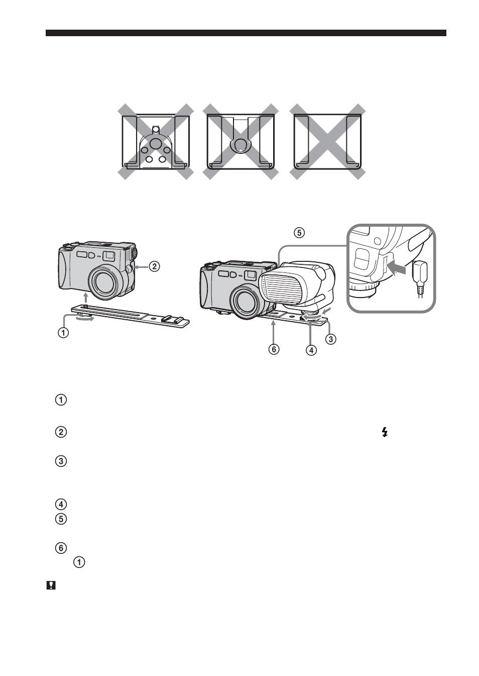 Mounting the flash (continued) | Sony HVL-F32X User Manual | Page 14 / 88