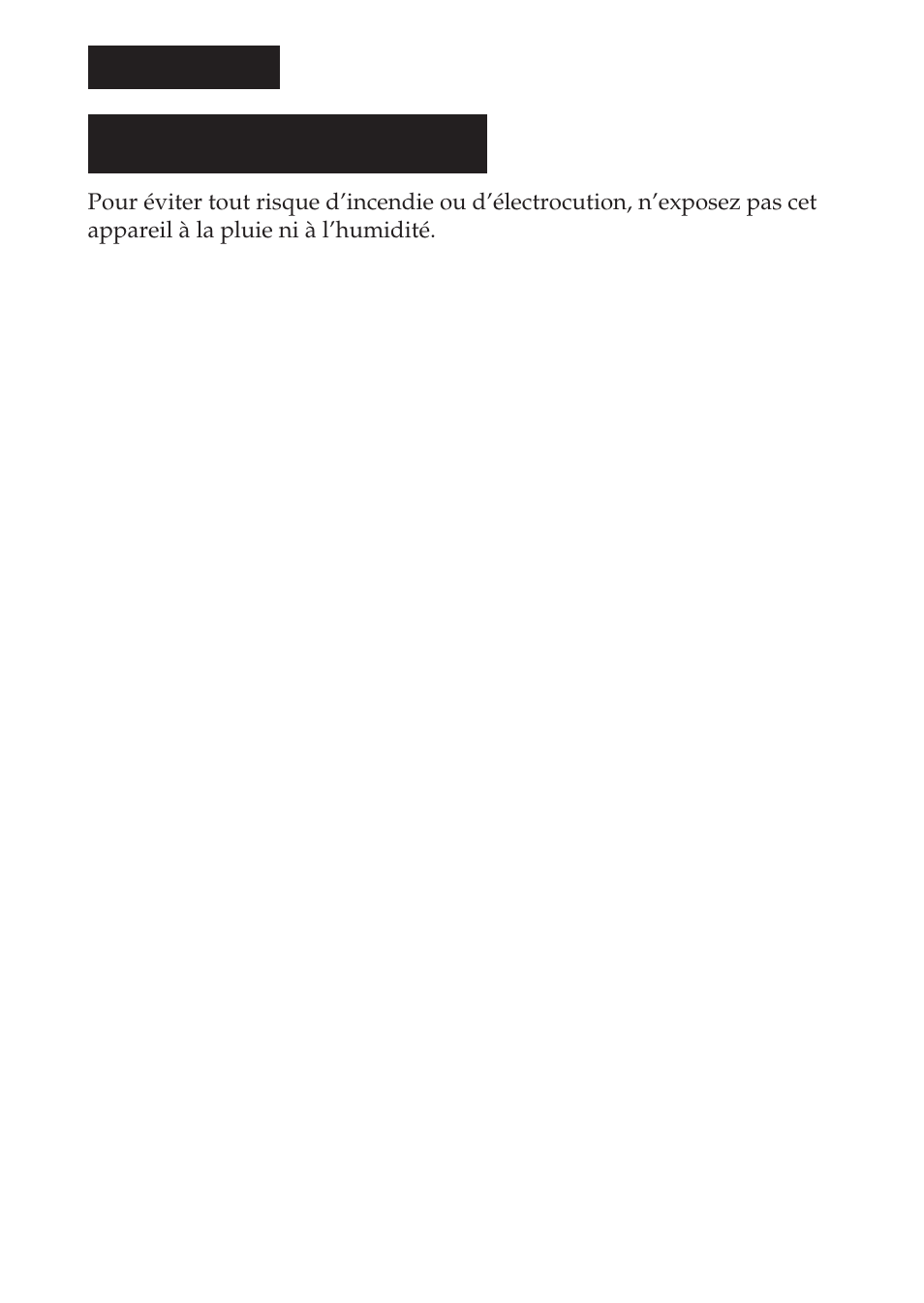 Avertissement, Français | Sony HVL-F32X User Manual | Page 32 / 88