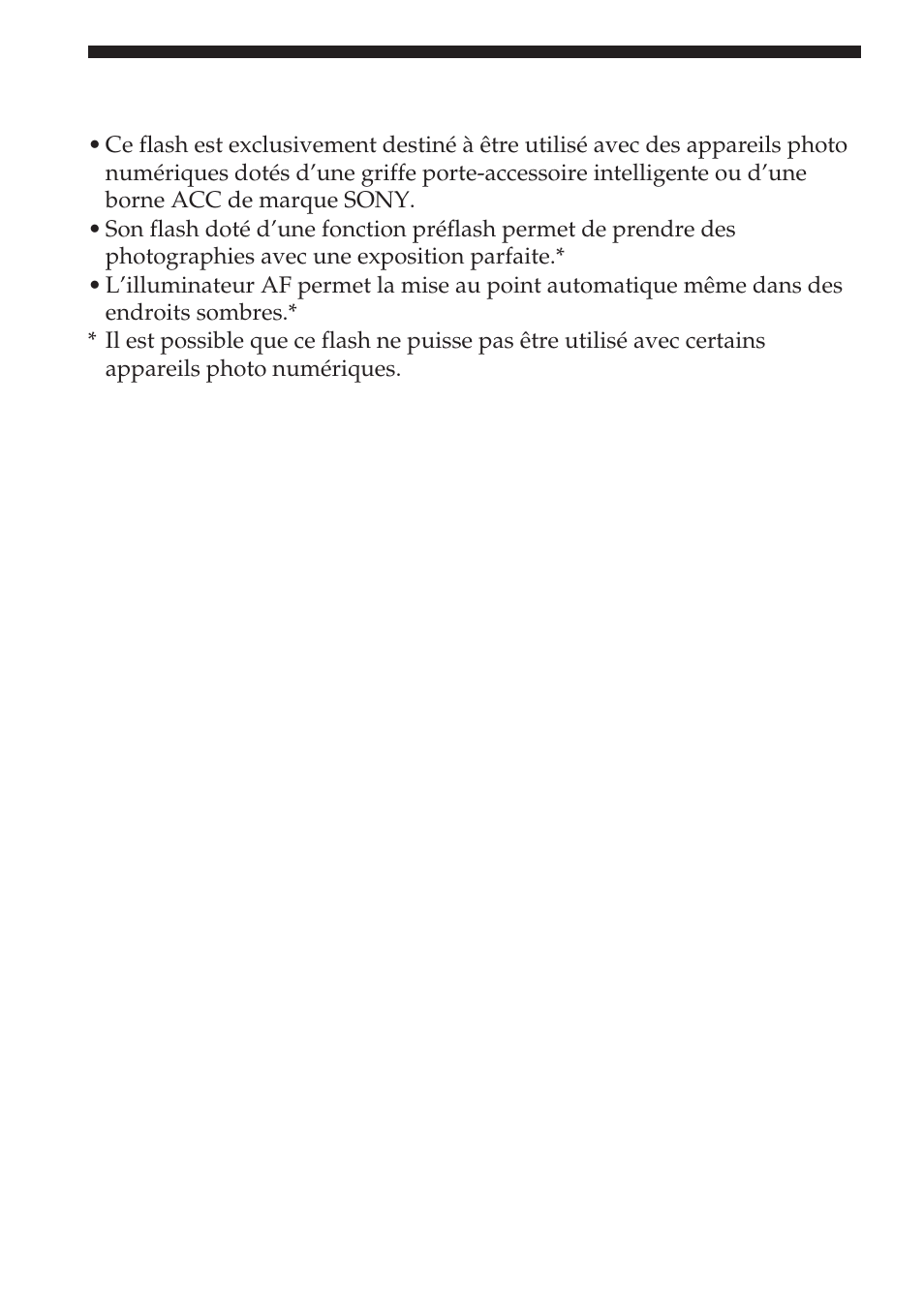 Caractéristiques | Sony HVL-F32X User Manual | Page 34 / 88