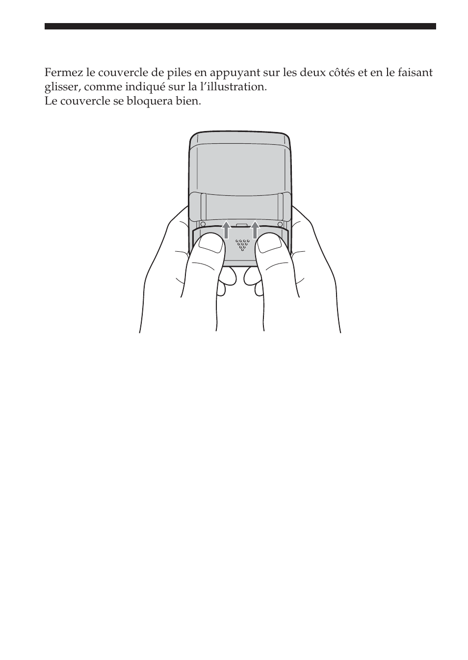 Fermeture du couvercle des piles | Sony HVL-F32X User Manual | Page 40 / 88