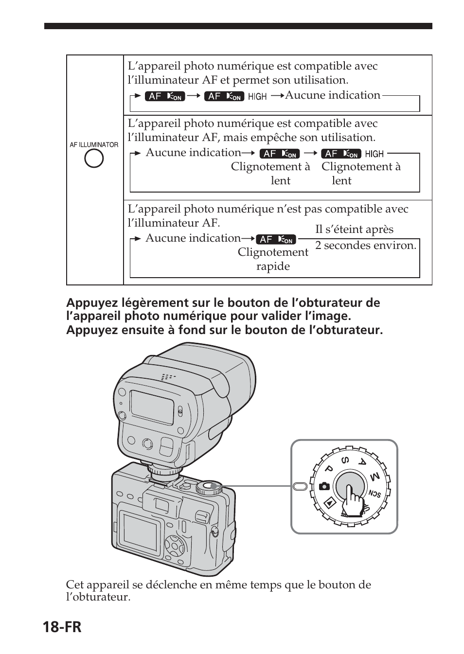 Utilisation du flash (suite) | Sony HVL-F32X User Manual | Page 48 / 88