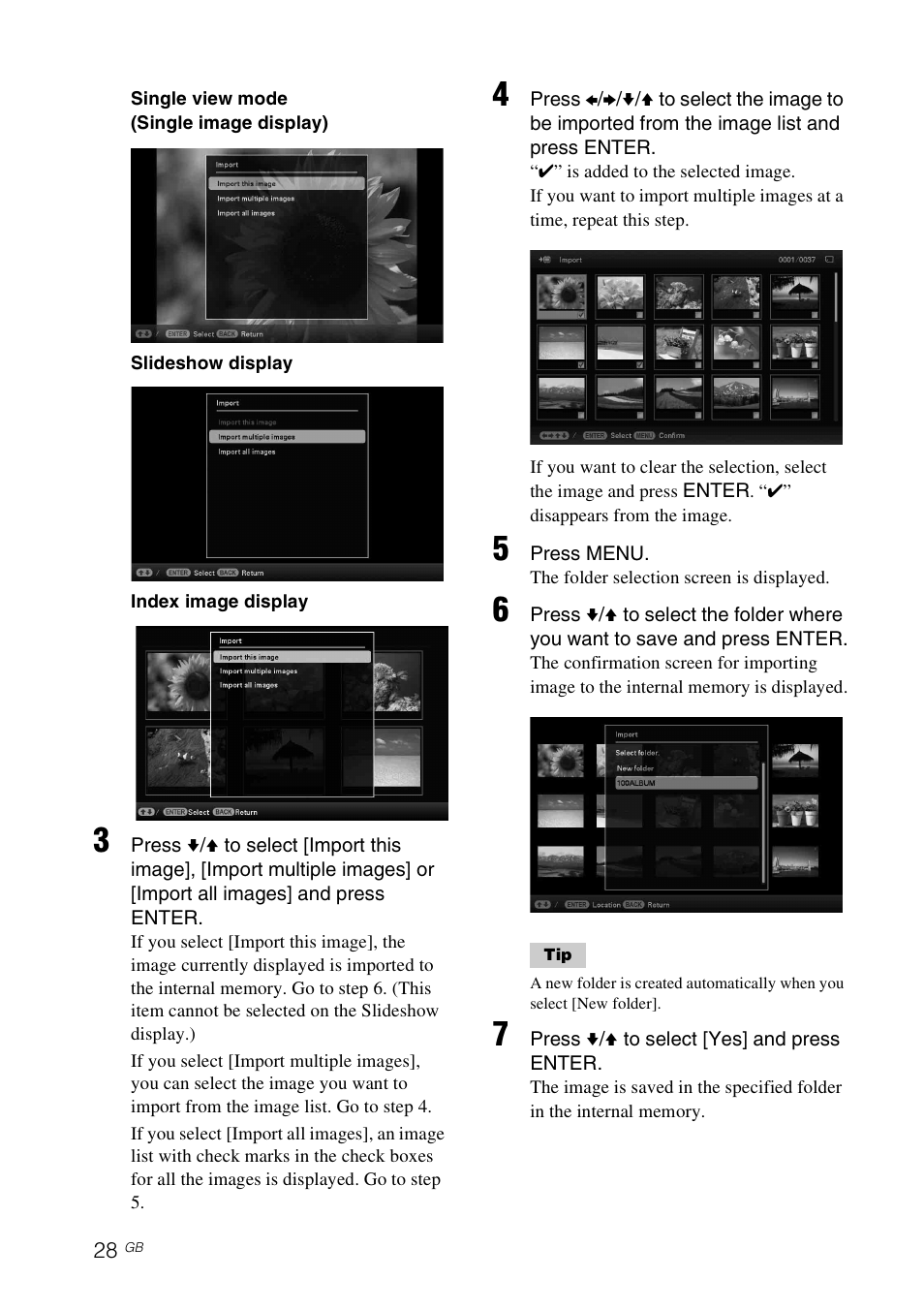 Sony DPF-A710/A700 User Manual | Page 28 / 55