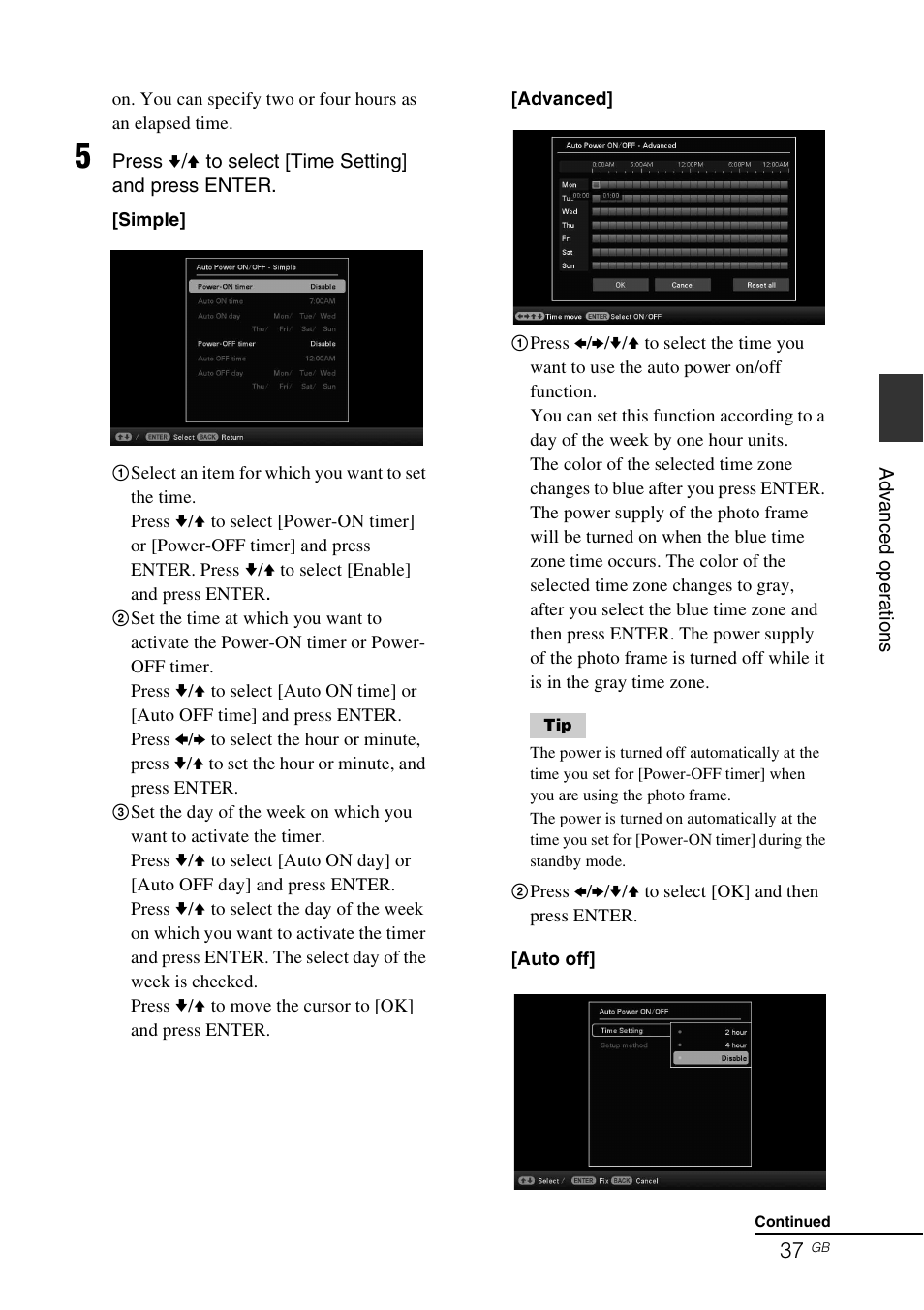 Sony DPF-A710/A700 User Manual | Page 37 / 55