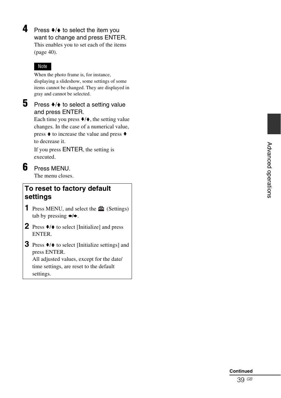 Sony DPF-A710/A700 User Manual | Page 39 / 55