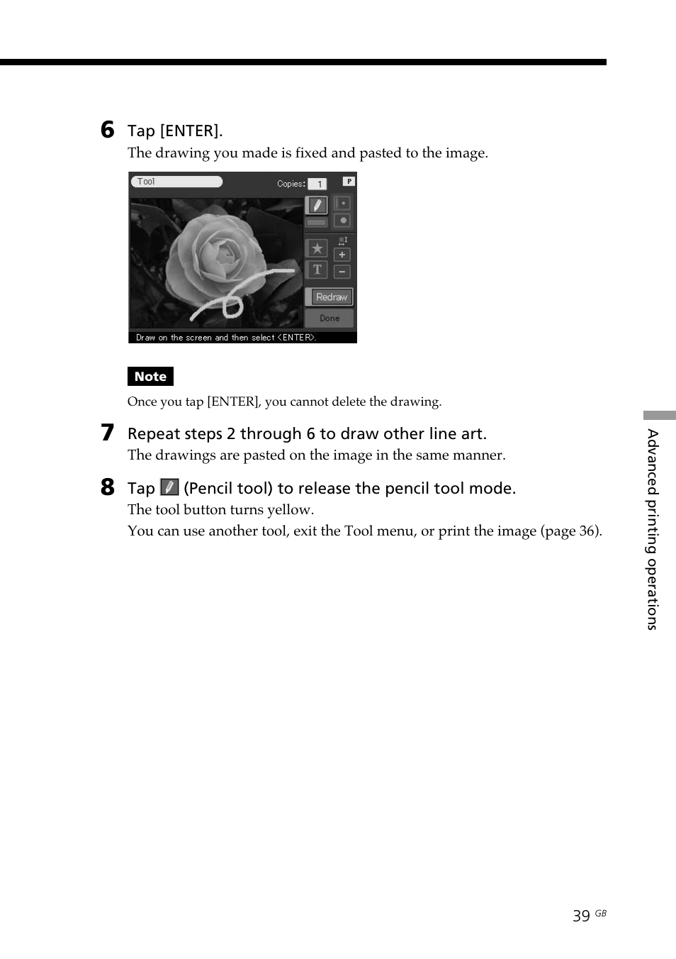 Sony DPP--SV77  EN User Manual | Page 39 / 92