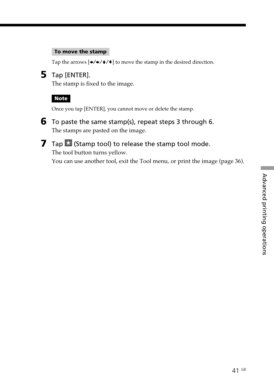 Sony DPP--SV77  EN User Manual | Page 41 / 92
