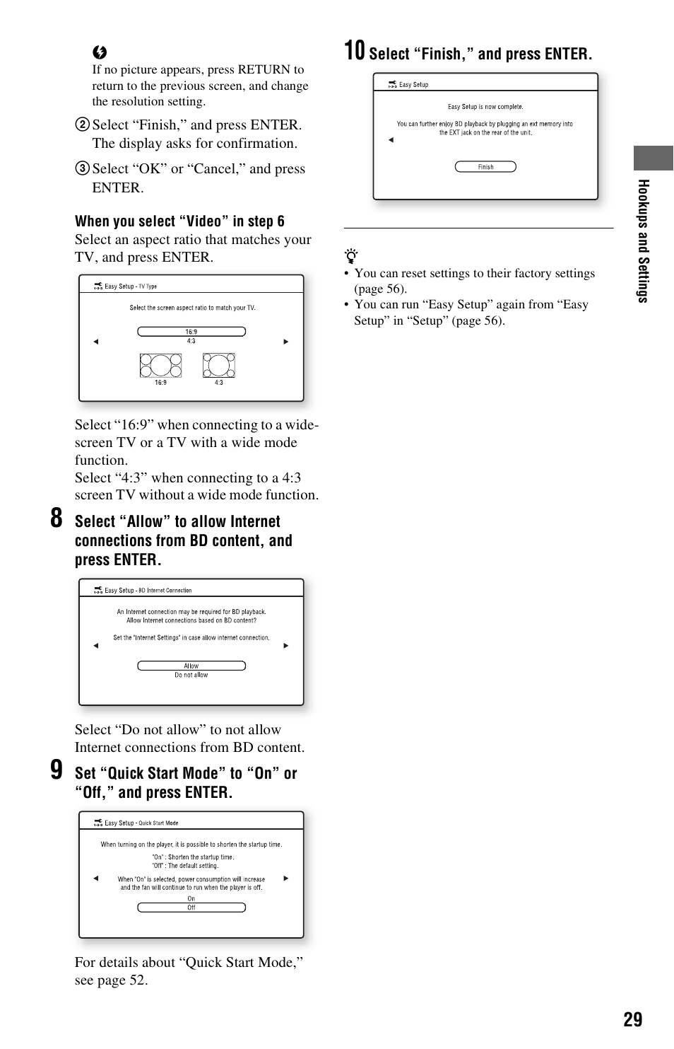 Sony BLU-RAY DISC BDP-N460 User Manual | Page 29 / 71