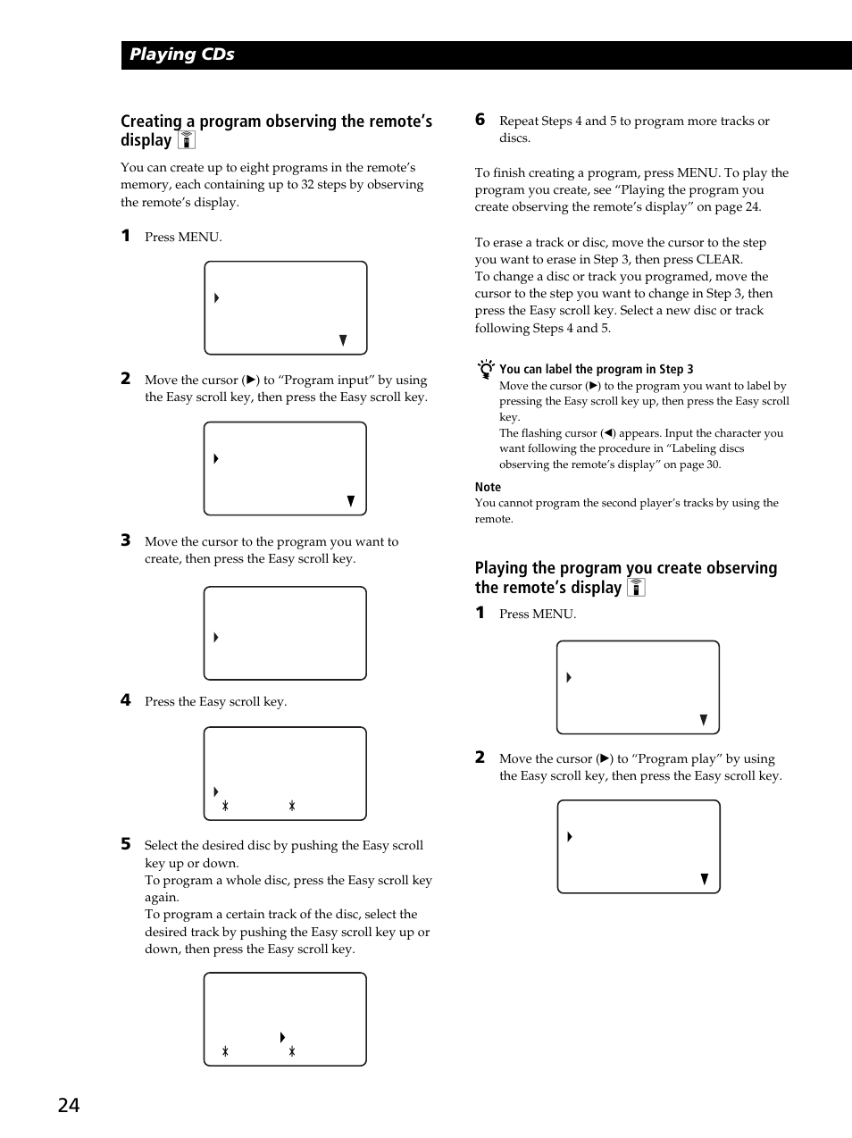Sony CDP-CX260 User Manual | Page 24 / 40