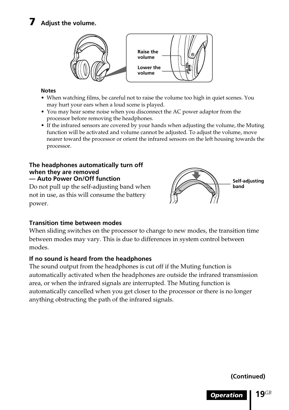 Sony MDR DS4000 User Manual | Page 19 / 108