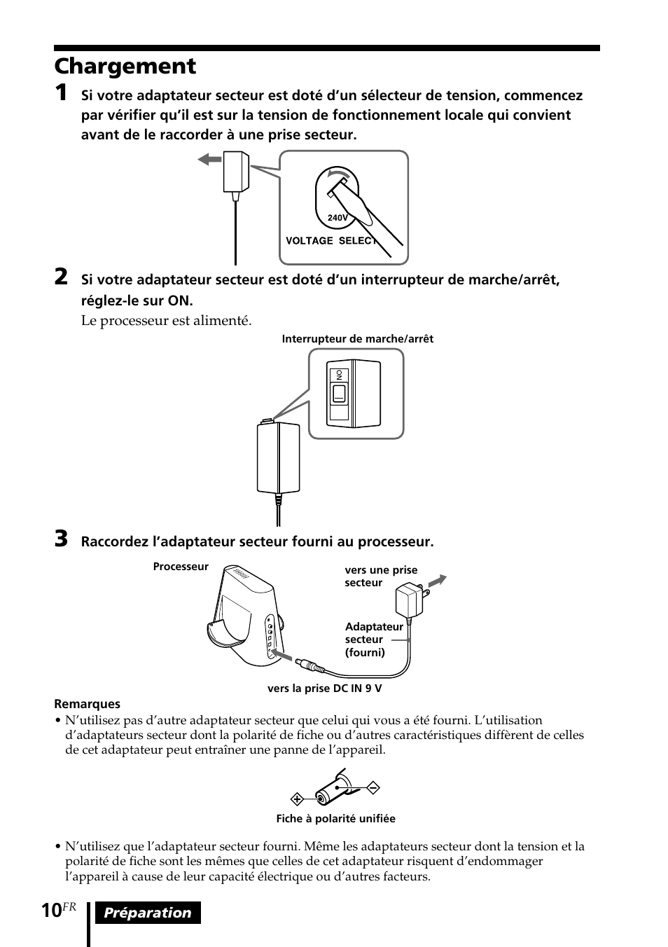 Chargement | Sony MDR DS4000 User Manual | Page 36 / 108