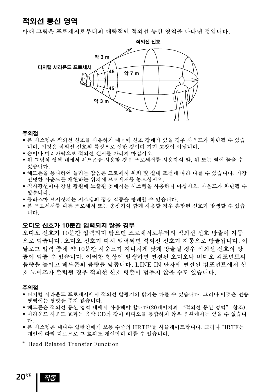 적외선 통신 영역 | Sony MDR DS4000 User Manual | Page 98 / 108
