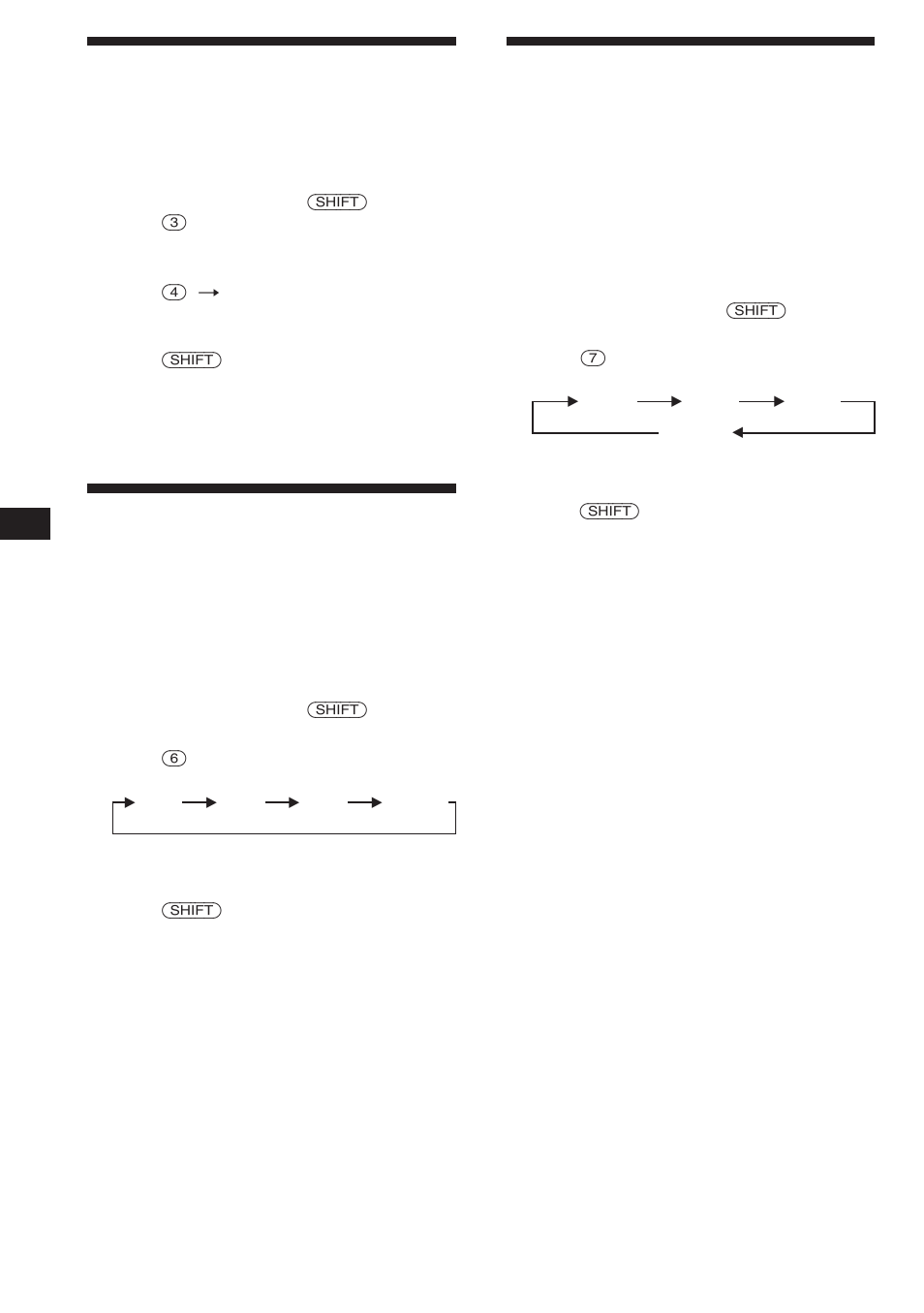 Playing tracks in random order, Scanning the tracks, Playing tracks repeatedly | Sony CDX-C460 User Manual | Page 12 / 46