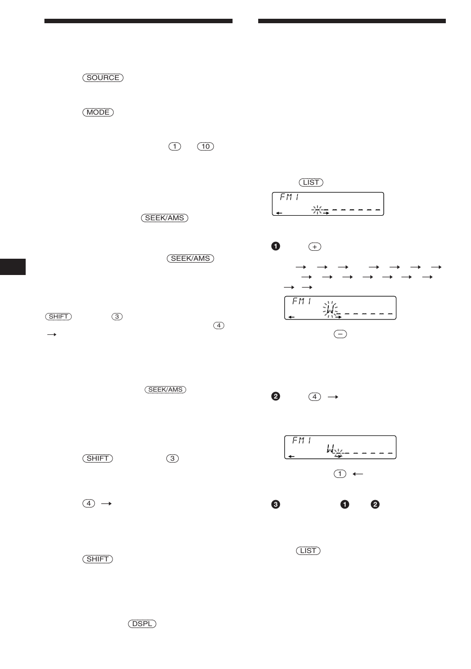 Storing the station names | Sony CDX-C460 User Manual | Page 8 / 46