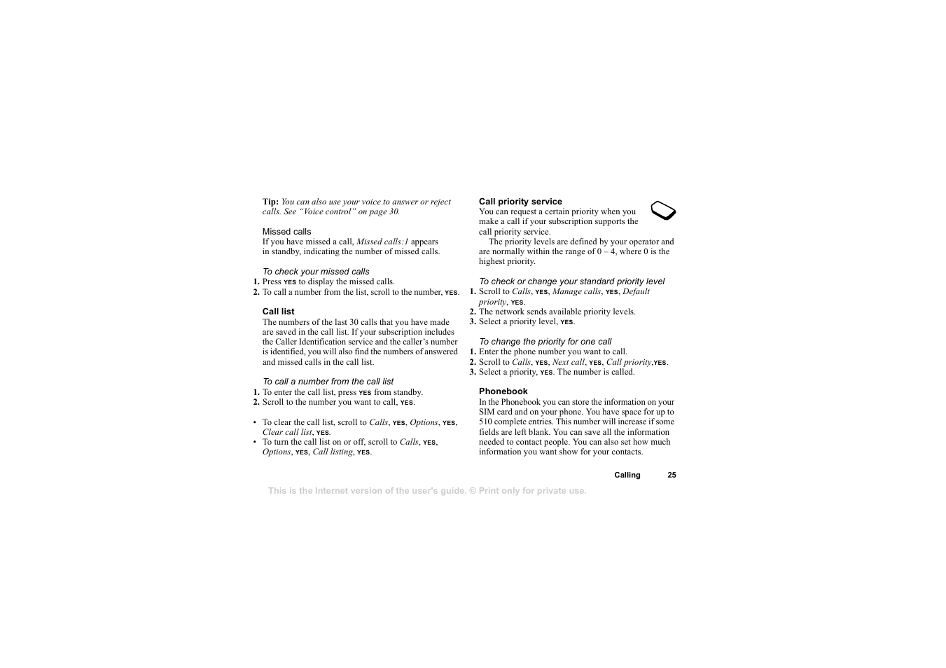 Sony T68i User Manual | Page 25 / 95