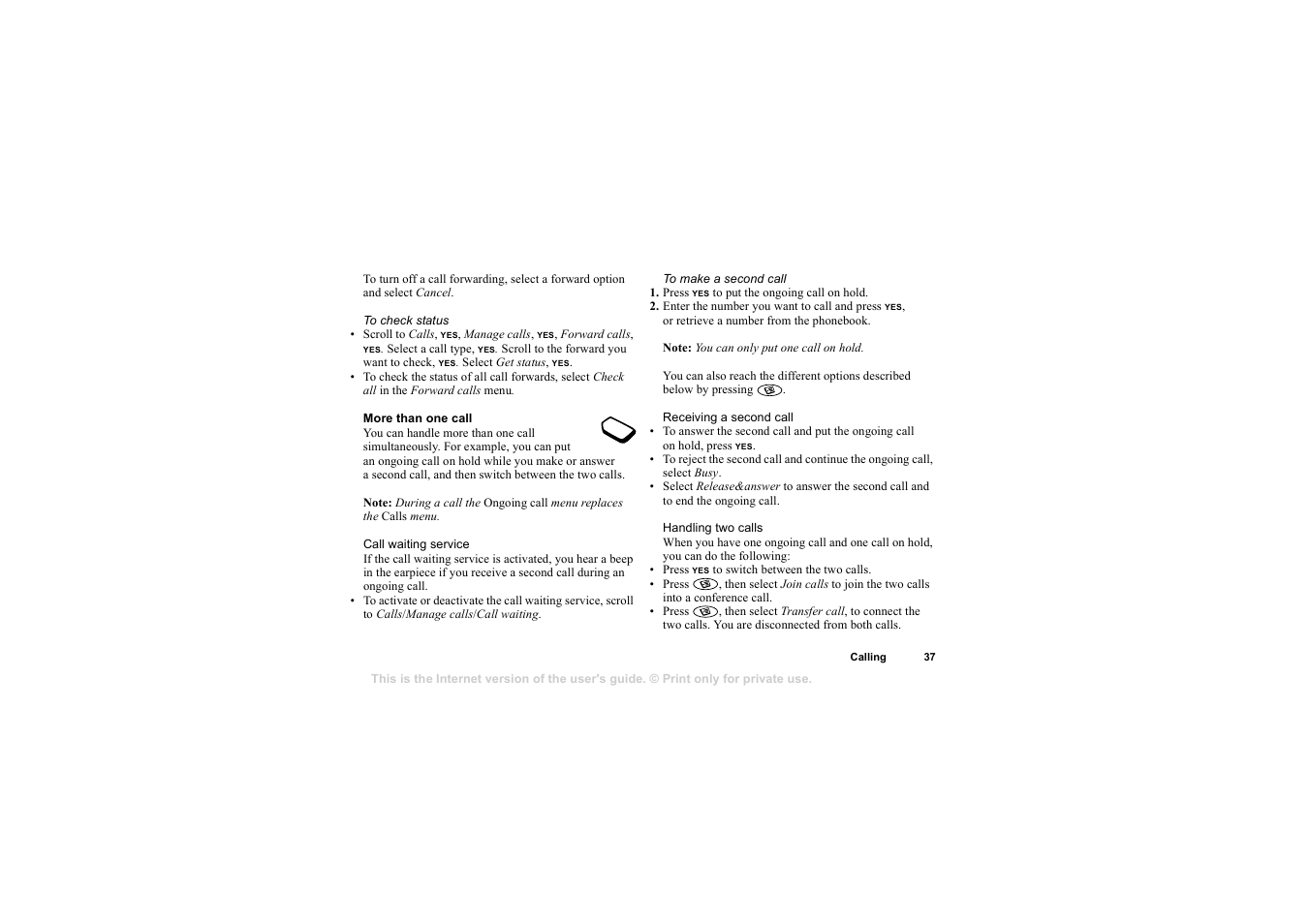 Sony T68i User Manual | Page 37 / 95