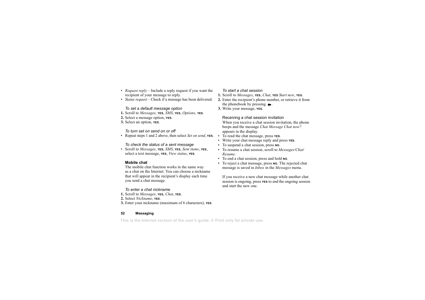 Sony T68i User Manual | Page 52 / 95