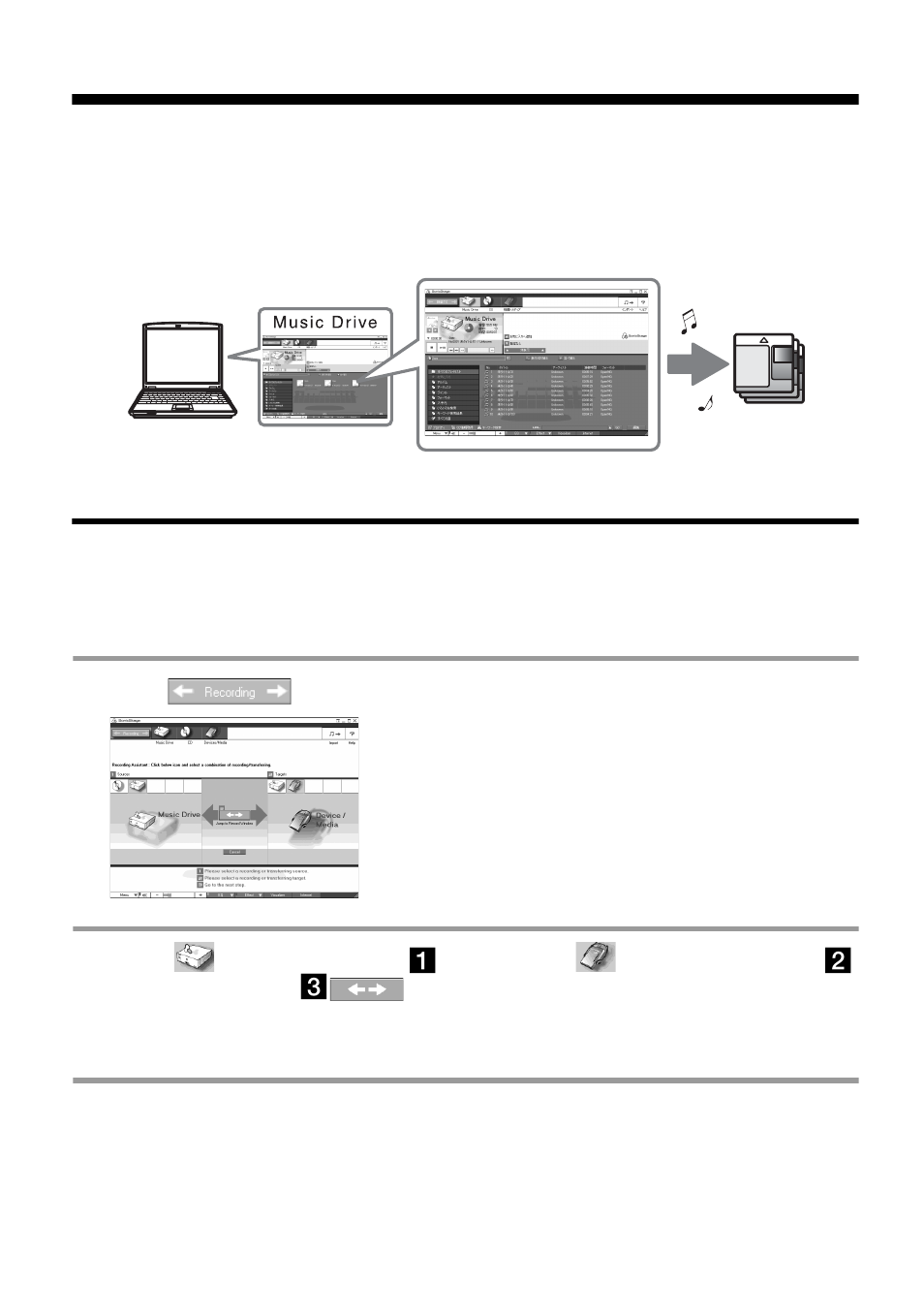 Checking out audio files to the net md, Transferring audio data from your computer to the, Net md (check-out) | Sony MZ-N10 User Manual | Page 108 / 136