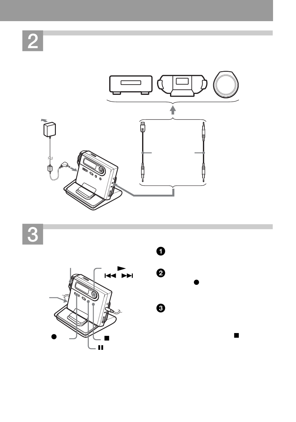 Make connections, Record an md | Sony MZ-N10 User Manual | Page 23 / 136