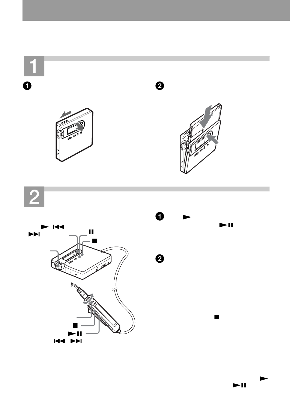 Playing an md right away, Insert an md, Play an md | Sony MZ-N10 User Manual | Page 26 / 136