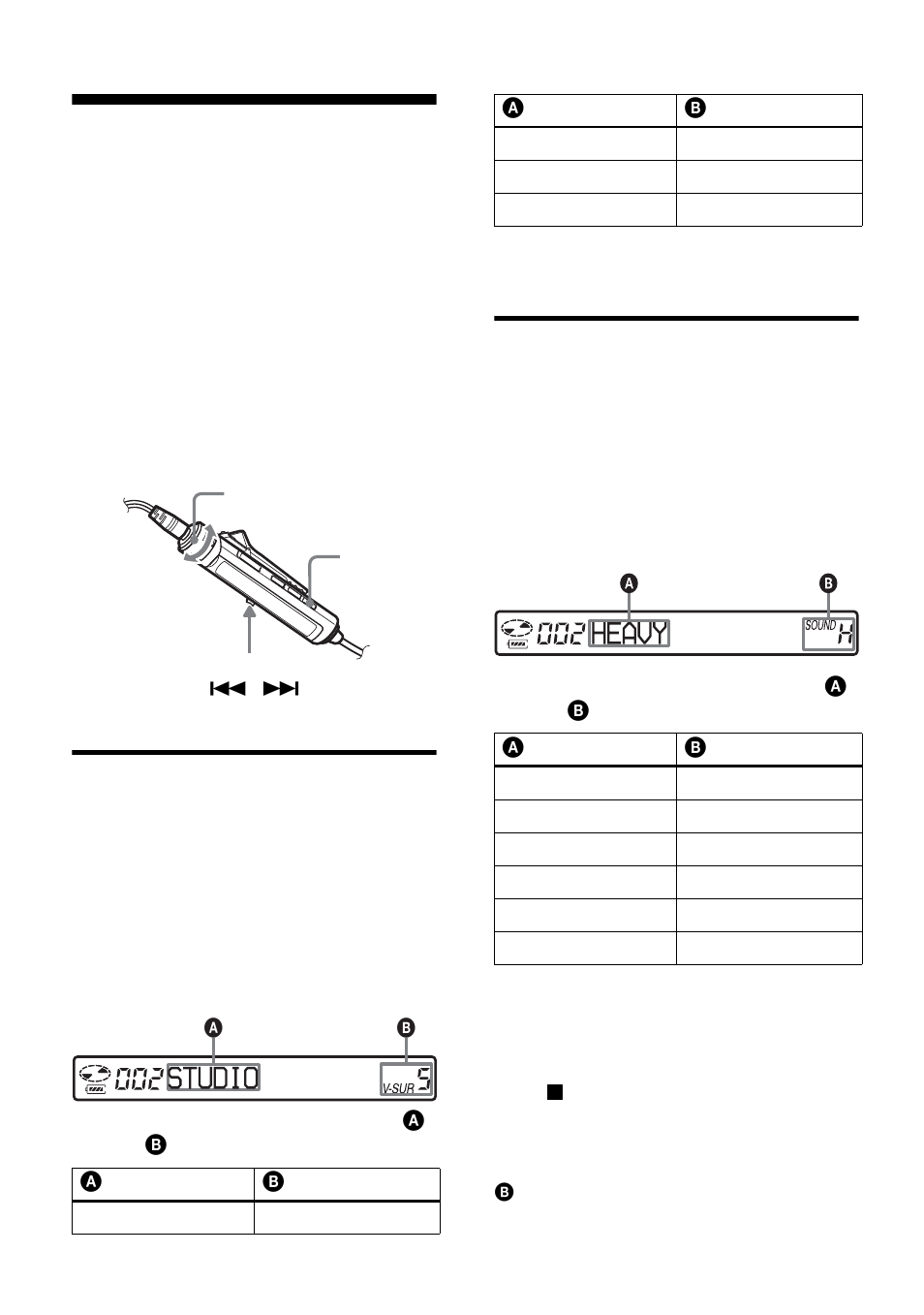Selecting the sound quality (6-band equalizer), Surround) | Sony MZ-N10 User Manual | Page 38 / 136