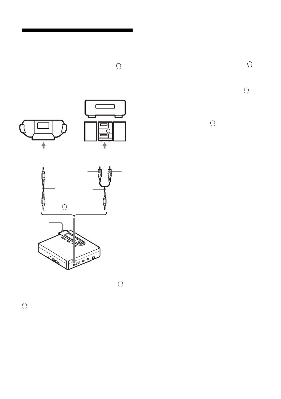 Connecting to a stereo system (line out), 42 connecting to a stereo system (line out) | Sony MZ-N10 User Manual | Page 42 / 136