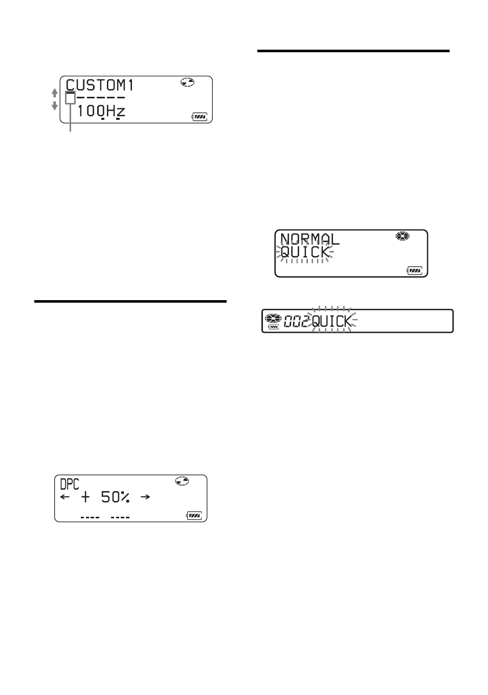 Changing playback speed (digital pitch control), Starting the playback quickly (quick mode) | Sony MZ-N10 User Manual | Page 67 / 136